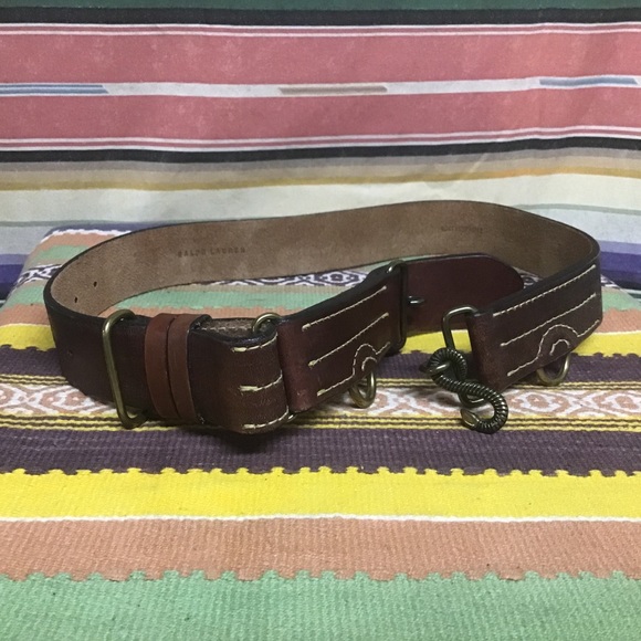 EUC Ralph Lauren rare snake belt sz34 - Picture 6 of 6